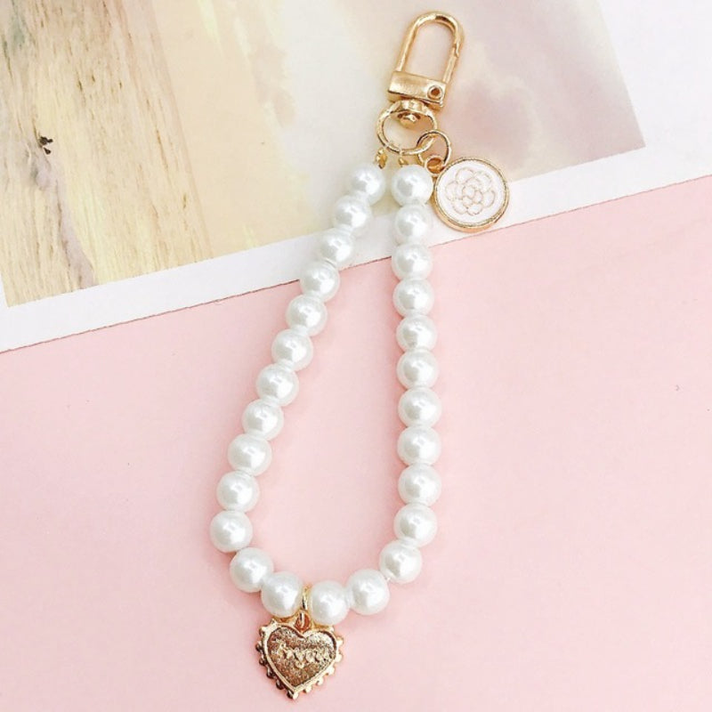 Carsine Pearl Keychain Pendant 15