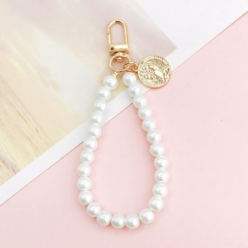 Carsine Pearl Keychain Pendant 08