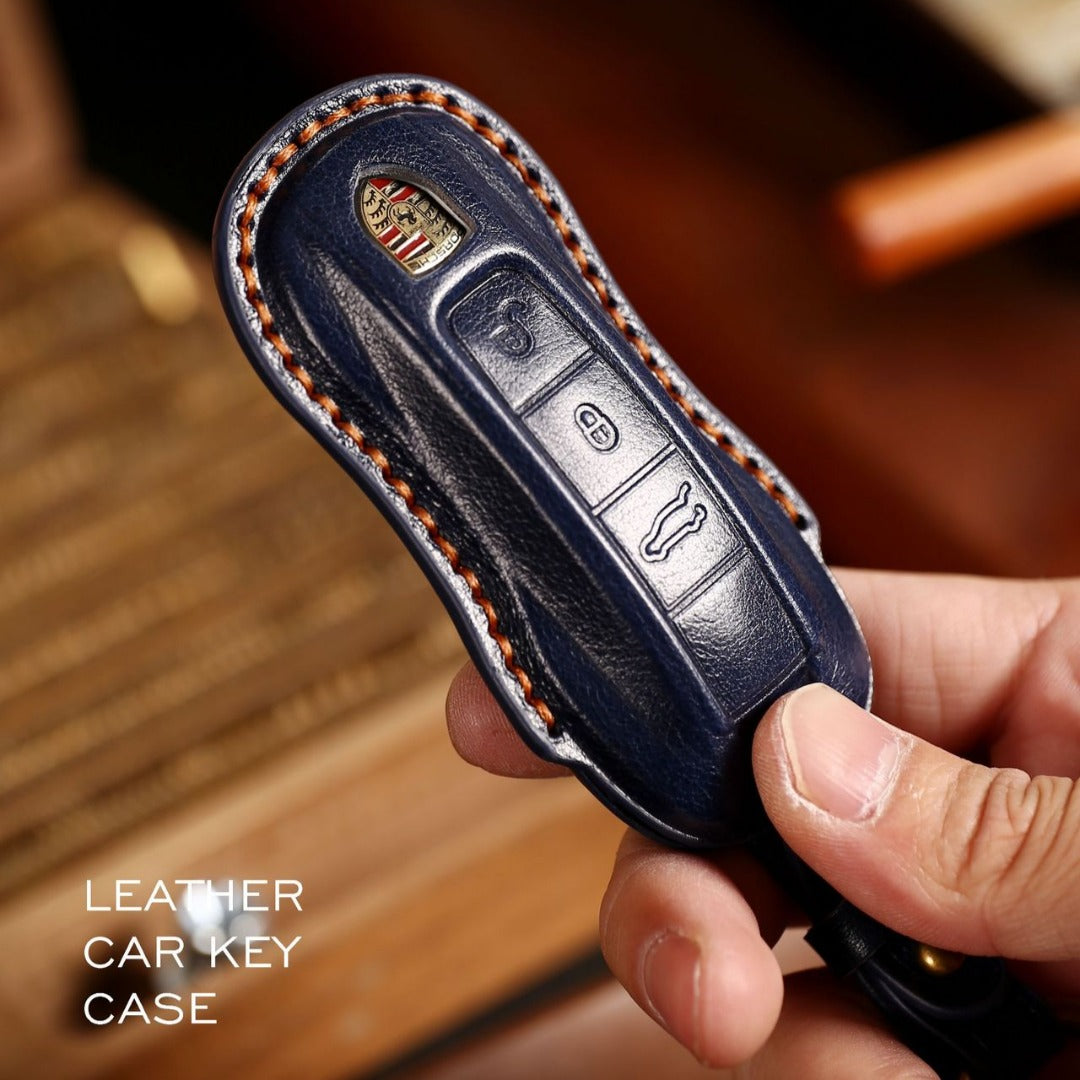Porsche Leather Car Key Cover