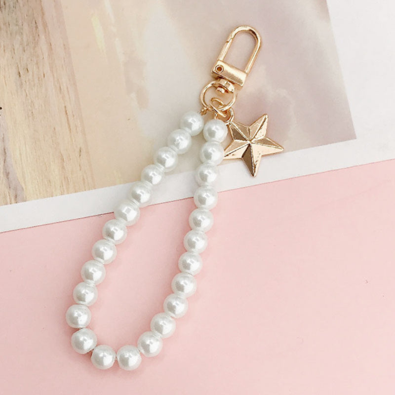 Carsine Pearl Keychain Pendant 09