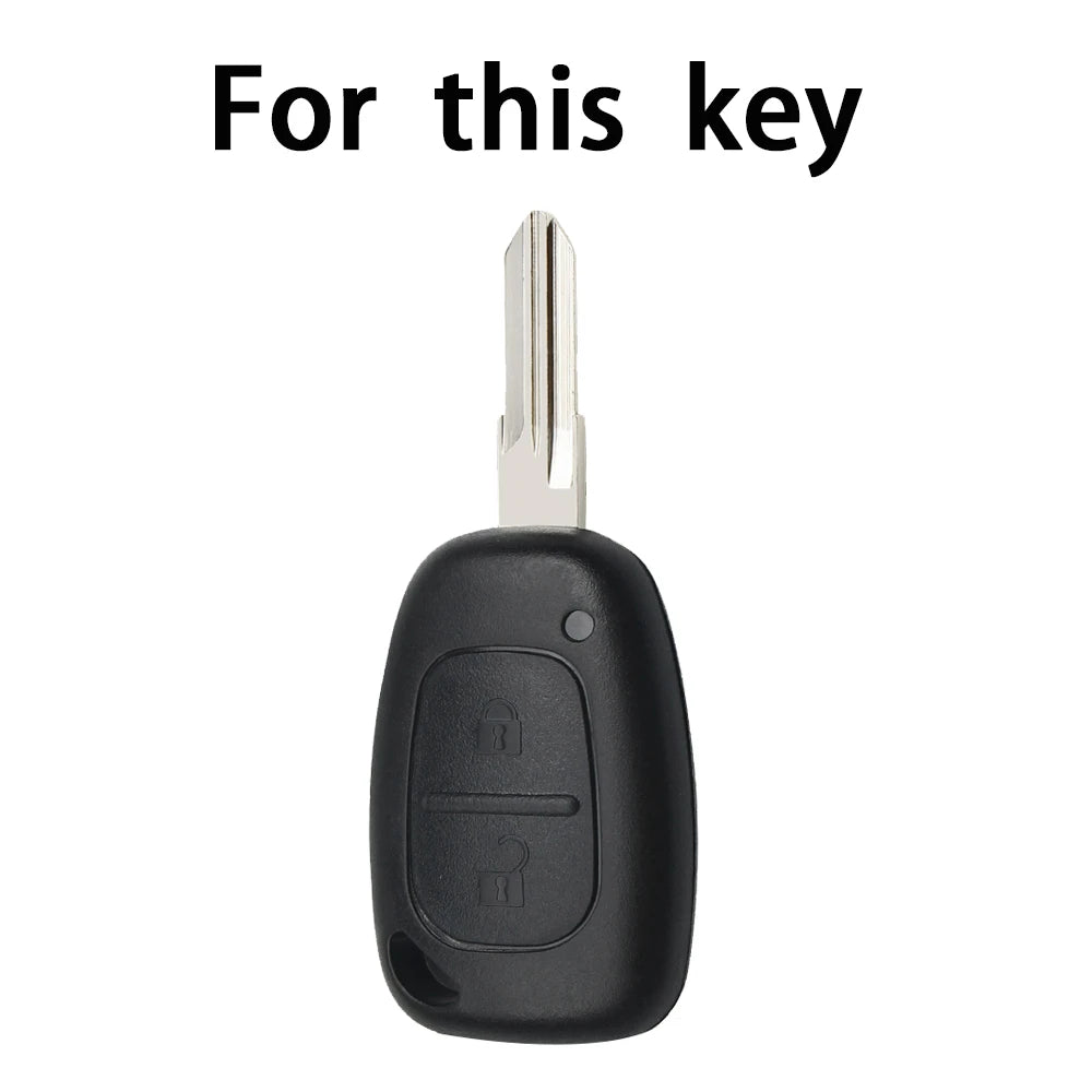 Carsine Renault Car Key Case Golden Edge
