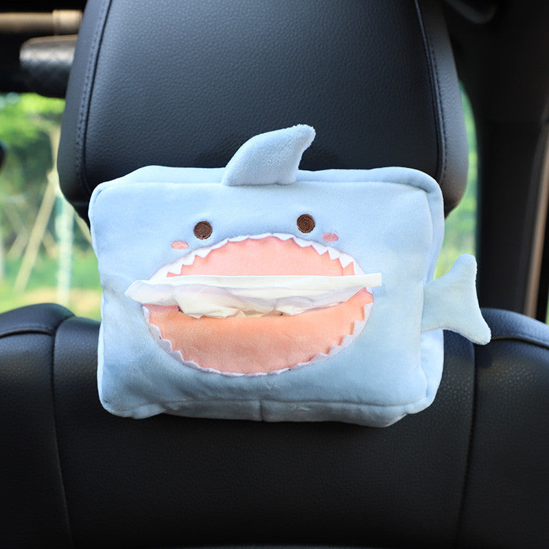 Carsine Cartoon car tissue box shark