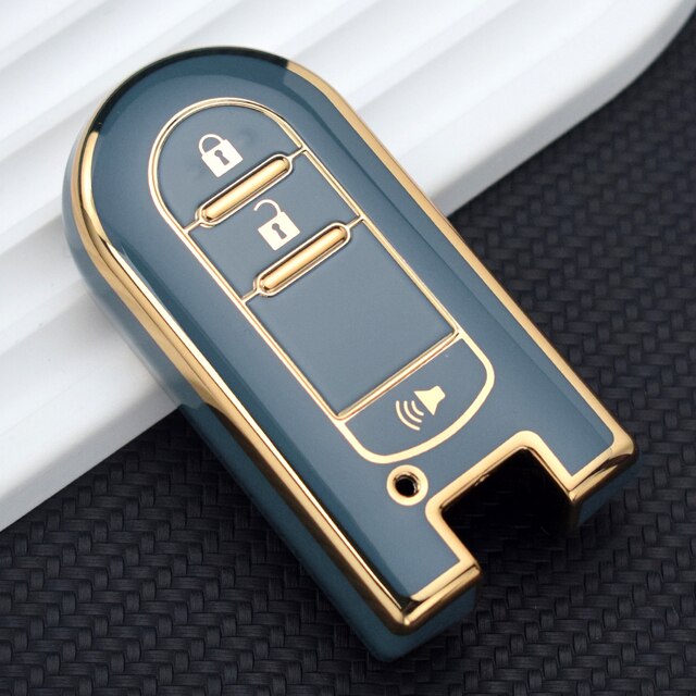 Carsine Toyota Car Key Case Golden Edge Grey / Key case