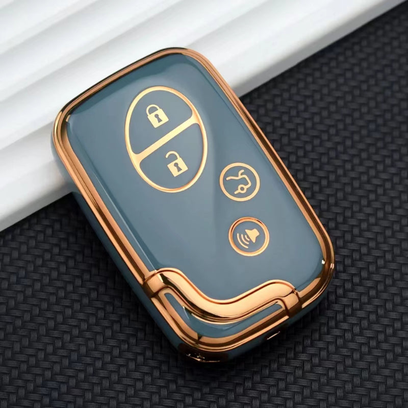 Lexus Car Key Case Golden Edge