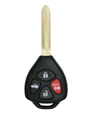 Toyota Car Key Case Golden Edge