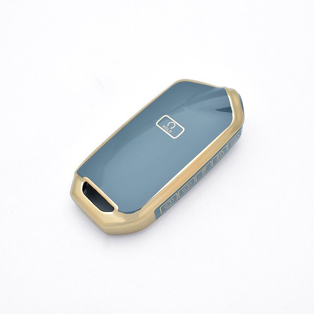 Carsine Kia Car Key Case Golden Edge Grey / Key case