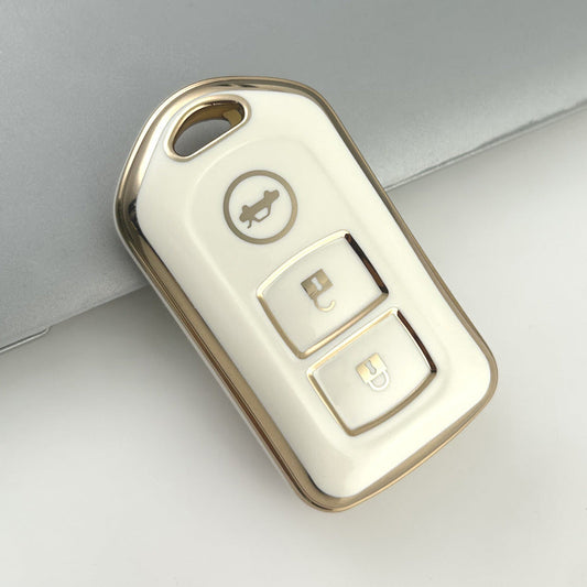 Toyota Car Key Case Golden Edge