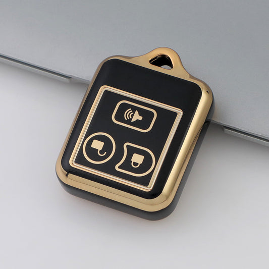 Carsine Ford Car Key Case Golden Edge Black / Key case
