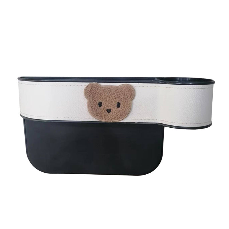 Carsine Car Seat Storage Box white bear / Passenger Seat