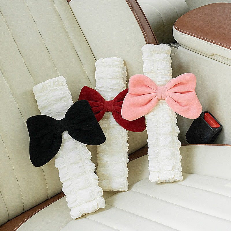 Carsine Cute Puff Car Seat Belt Shoulder Cover