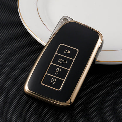 Carsine Lexus Car Key Case Golden Edge Black / Key case
