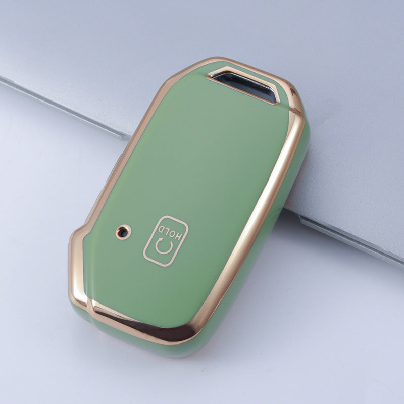 Carsine Kia Car Key Case Golden Edge Green / Key case