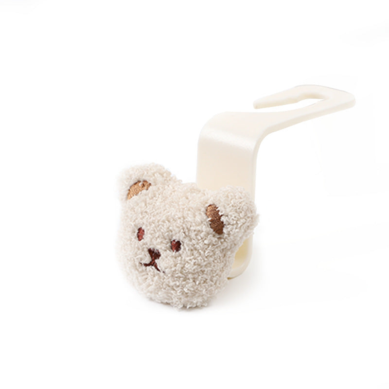 Carsine Bear Car Hook Beige + Beige