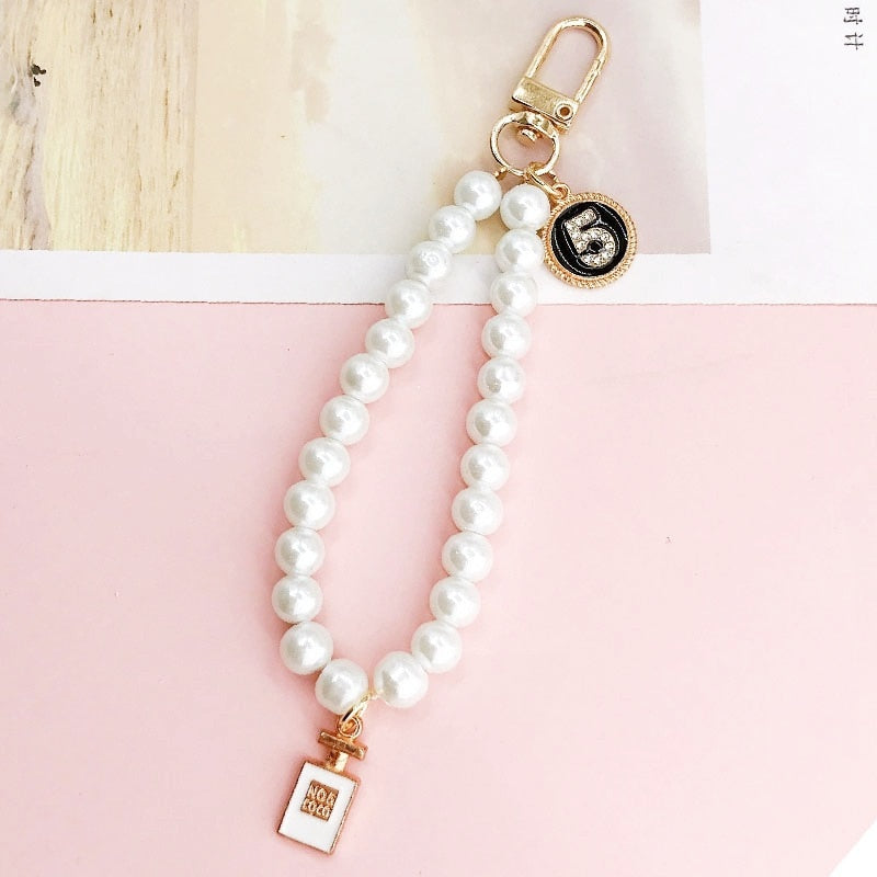 Carsine Pearl Keychain Pendant 12