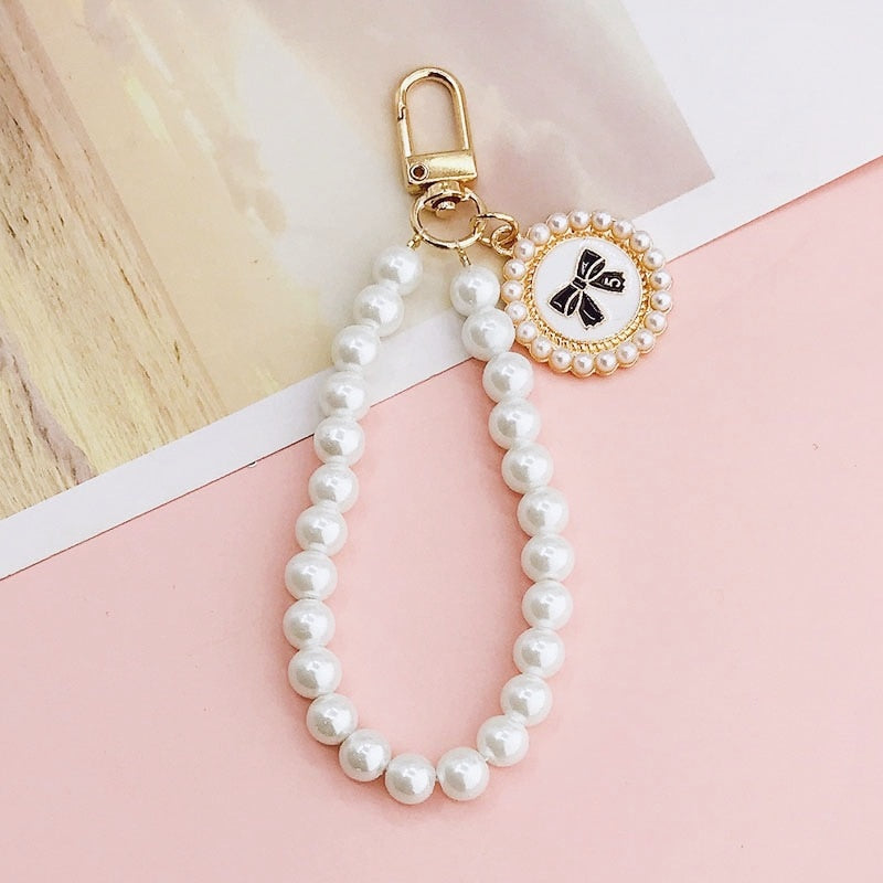 Carsine Pearl Keychain Pendant 07