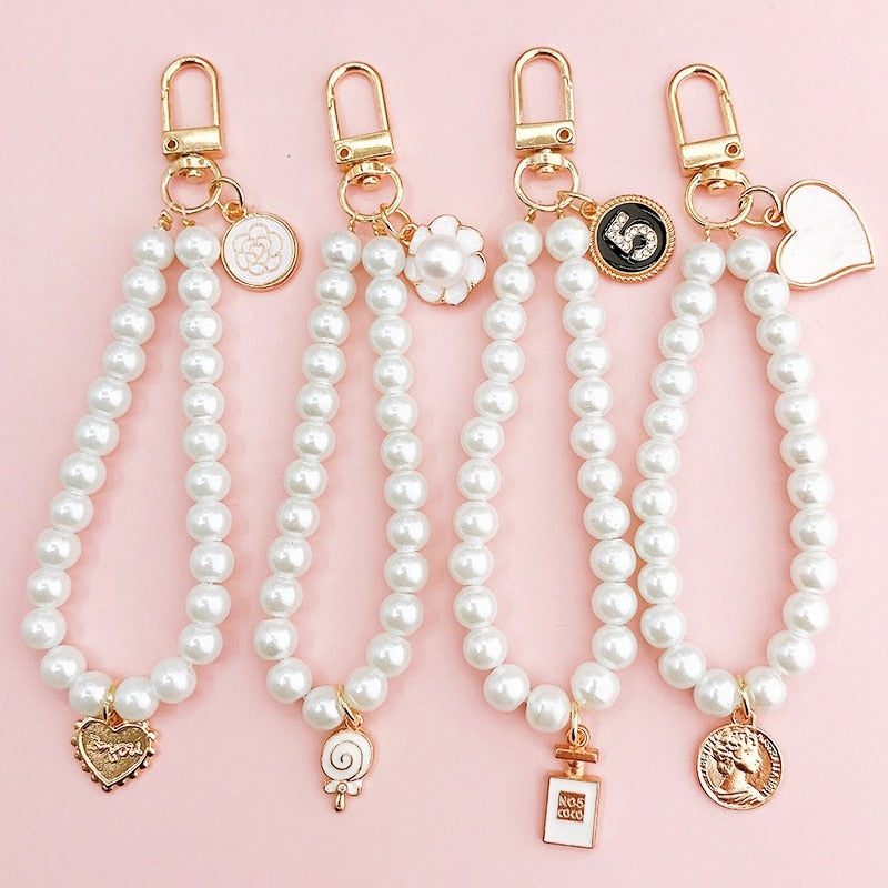 Carsine Pearl Keychain Pendant