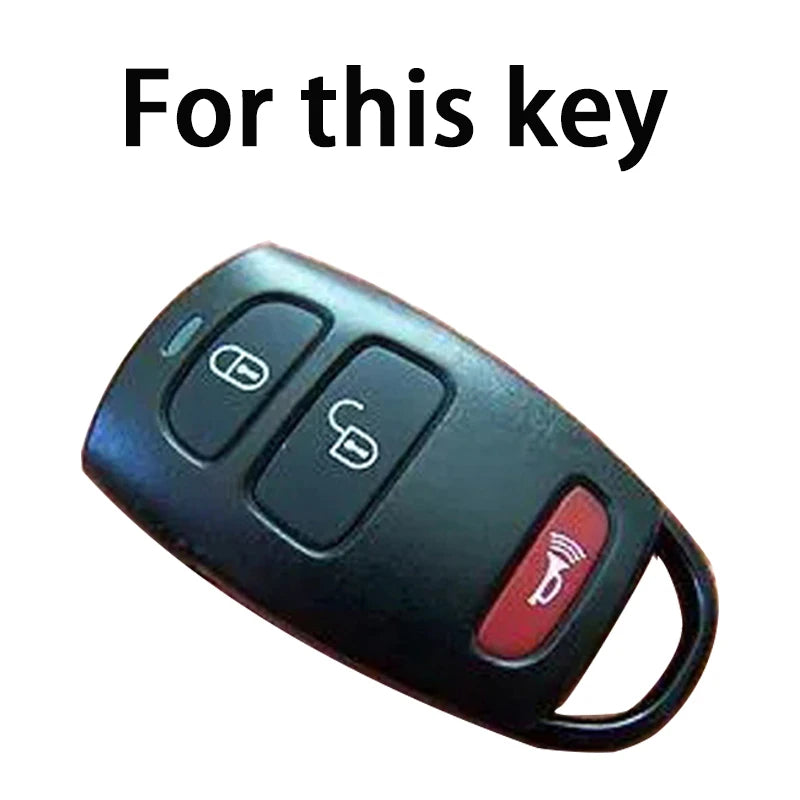 Carsine Hyundai Car Key Case Golden Edge