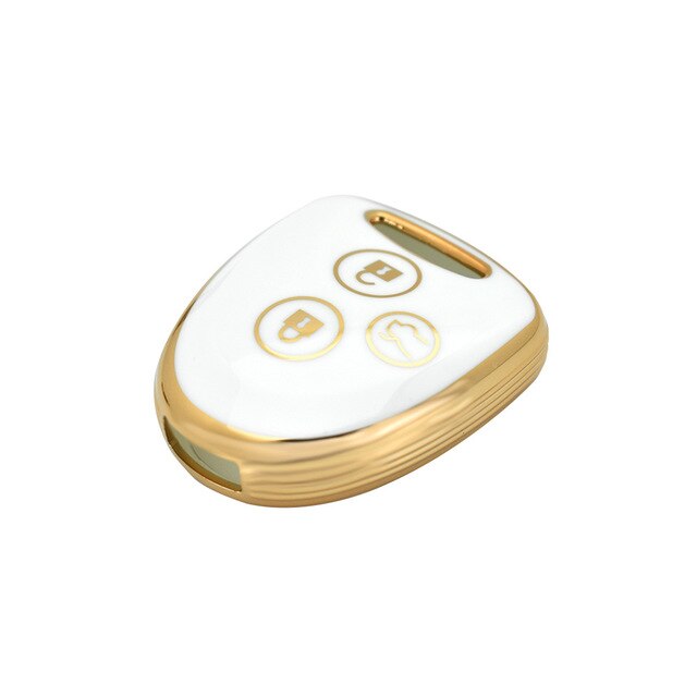 Toyota Car Key Case Golden Edge