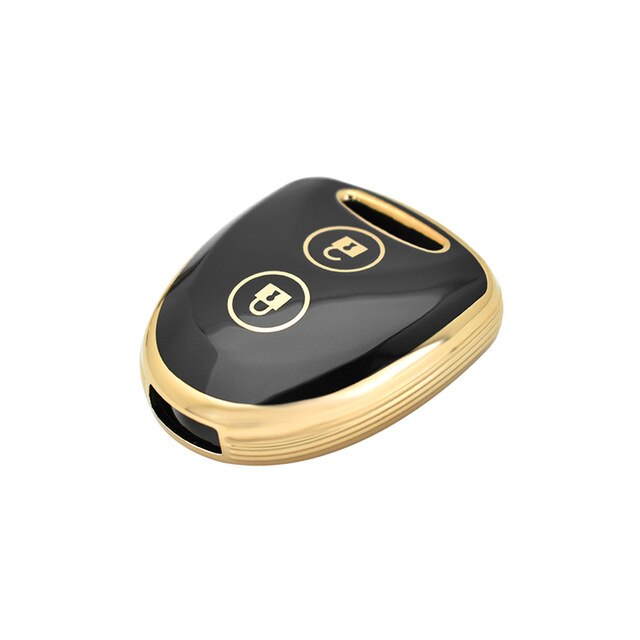 Toyota Car Key Case Golden Edge