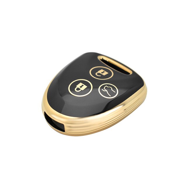 Toyota Car Key Case Golden Edge