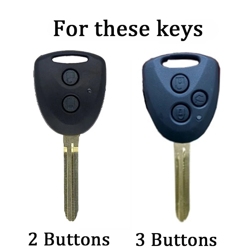 Toyota Car Key Case Golden Edge