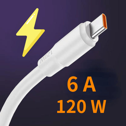 Carsine 6A 120W Super Flash Charging USB Cable