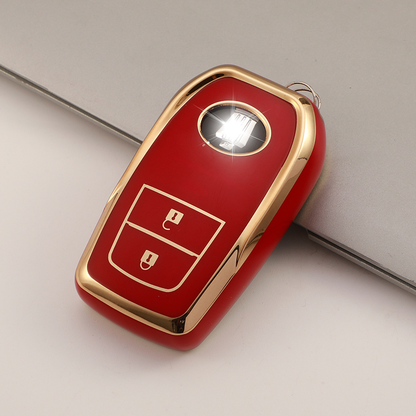 Carsine Toyota Car Key Case Golden Edge Red / Key case