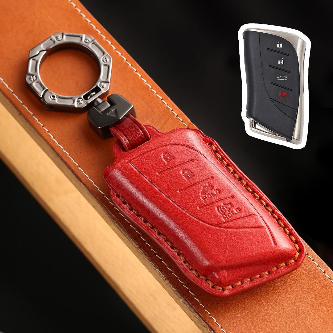 Luxury Lexus Key Fob Case - Handmade Genuine Leather Protector Cover |Fits All Models