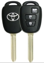 Carsine Toyota Car Key Case Golden Edge