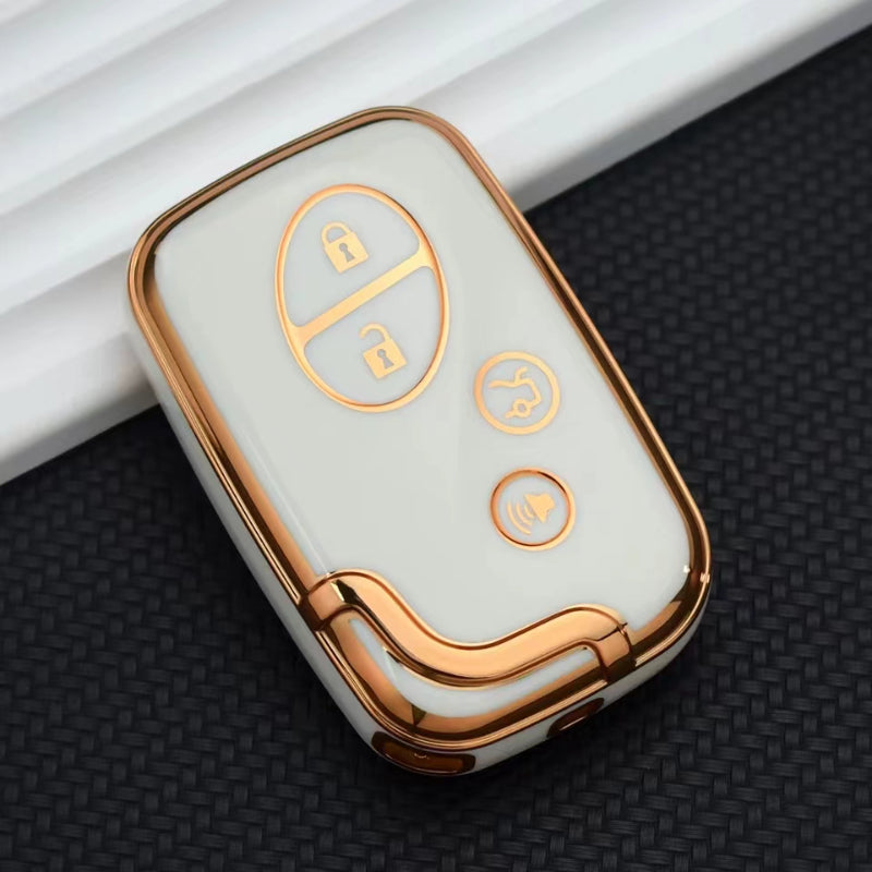 Lexus Car Key Case Golden Edge