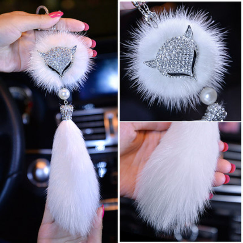 Carsine Car rearview mirror pendant fox