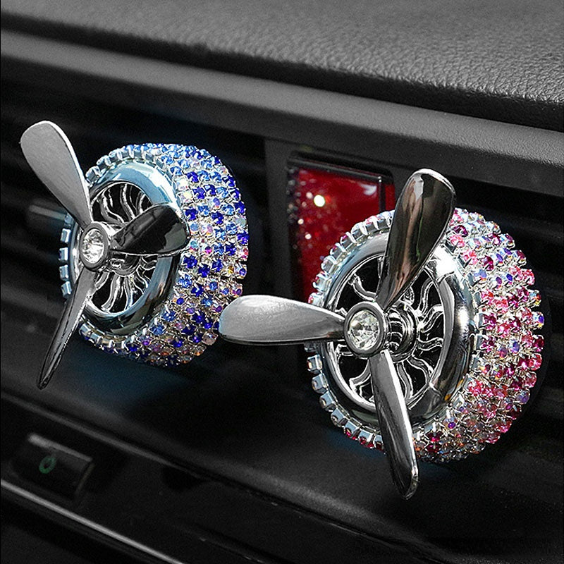 Carsine Rhinestone car air outlet aromatherapy holder