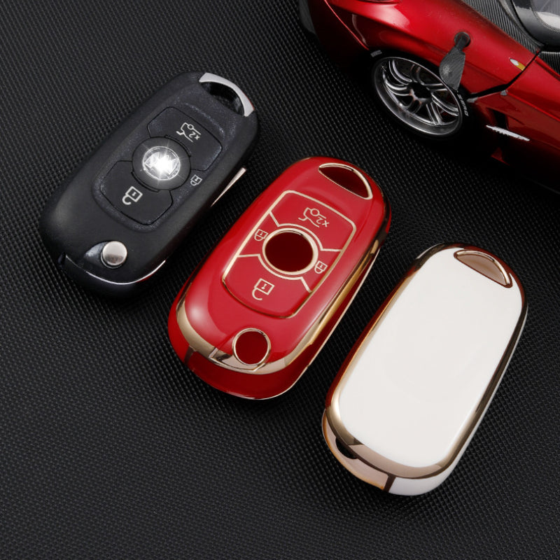 Carsine Buick Car Key Case Golden Edge