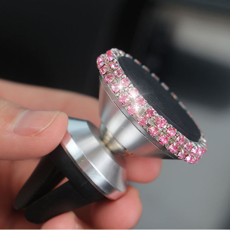 Carsine Rhinestone Car Phone Holder Magnetic attraction