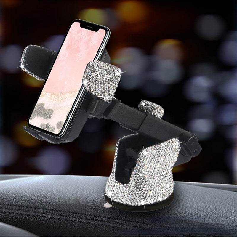 Carsine Rhinestone Car Phone Holder Scalable