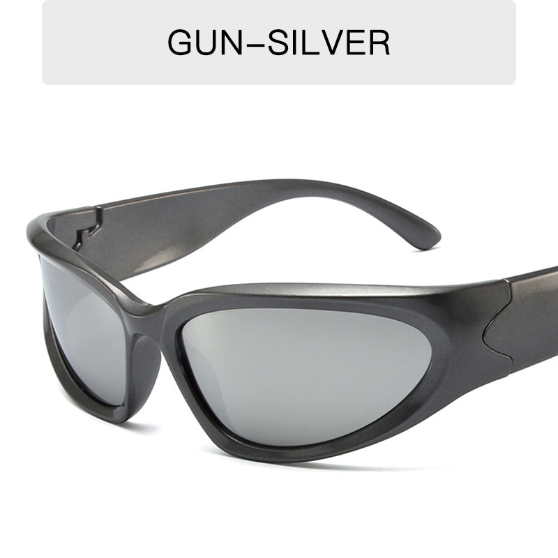 Carsine Sports Sunglasses gun+silver