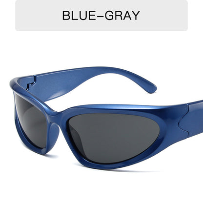 Carsine Sports Sunglasses blue+gray