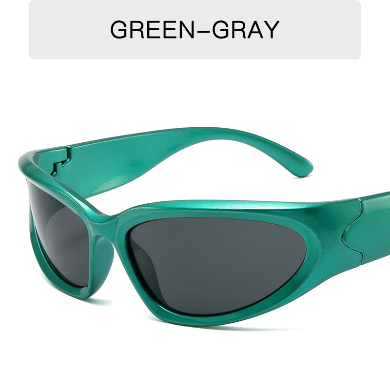 Carsine Sports Sunglasses green+gray