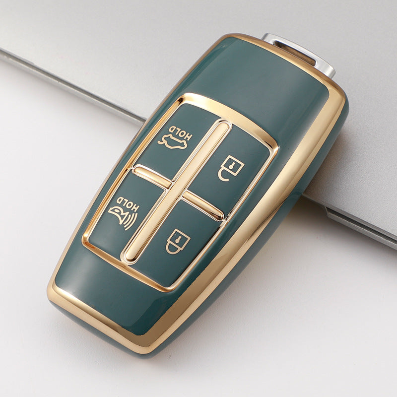 Carsine Genesis Car Key Case Golden Edge Type B / Grey / Key case