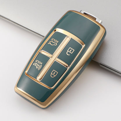 Carsine Genesis Car Key Case Golden Edge Type B / Grey / Key case