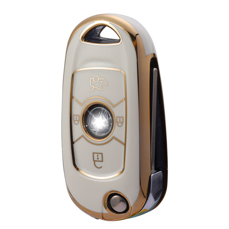 Carsine Buick Car Key Case Golden Edge