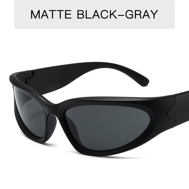 Carsine Sports Sunglasses black+gray