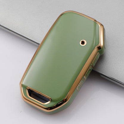 Carsine Kia Car Key Case Golden Edge Green / Key case