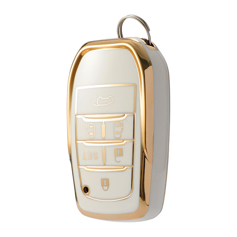 Carsine Toyota Car Key Case Golden Edge