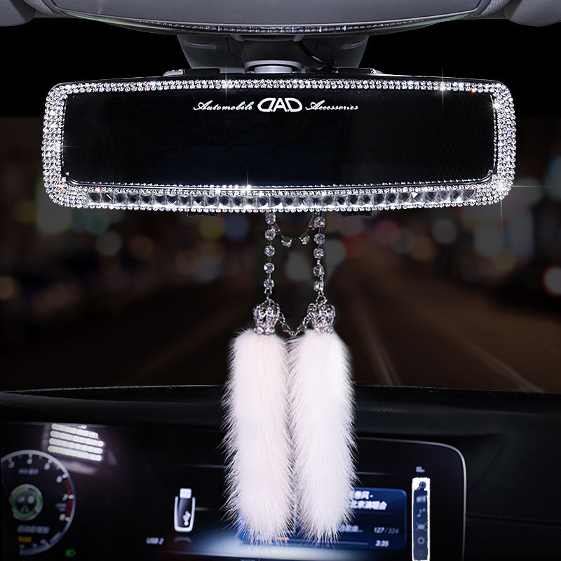 Carsine Rhinestone car rearview mirror