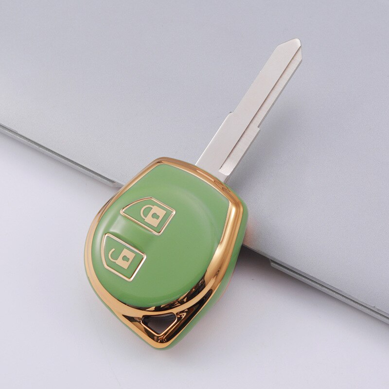 Carsine Suzuki Car Key Case Golden Edge Green / Key case