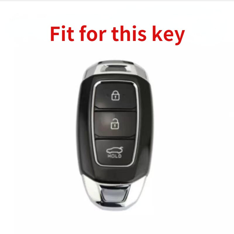 Carsine Hyundai Car Key Case Golden Edge