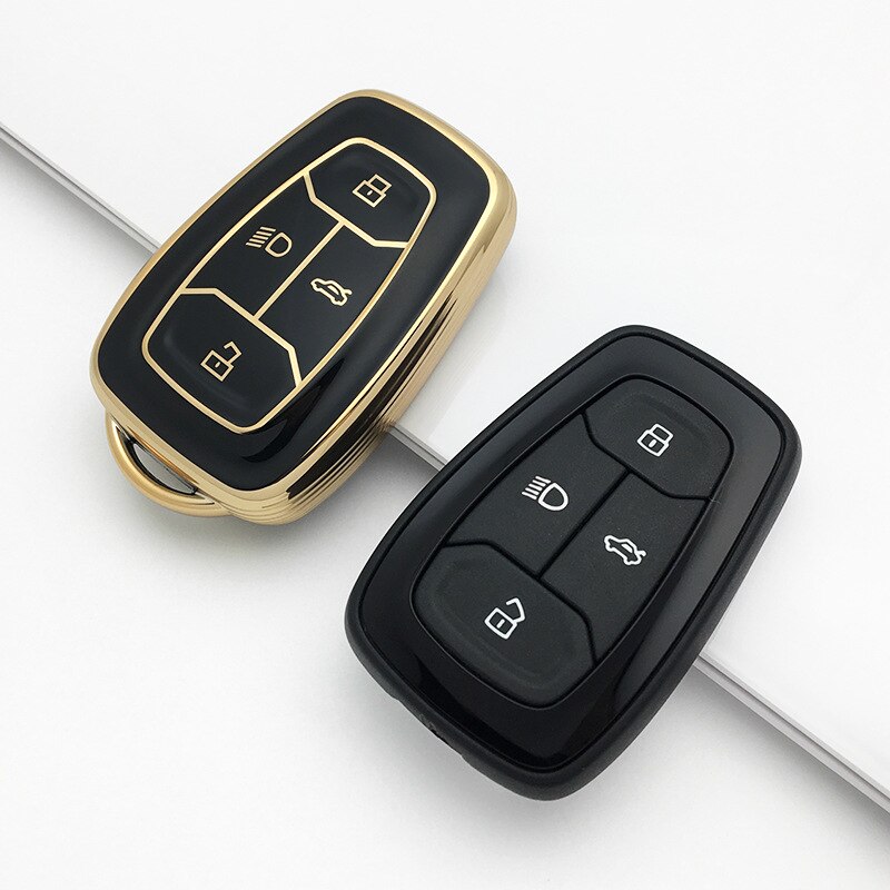 Carsine TATA Car Key Case Golden Edge