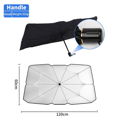 Carsine Car Windshield Foldable Parasol handle S