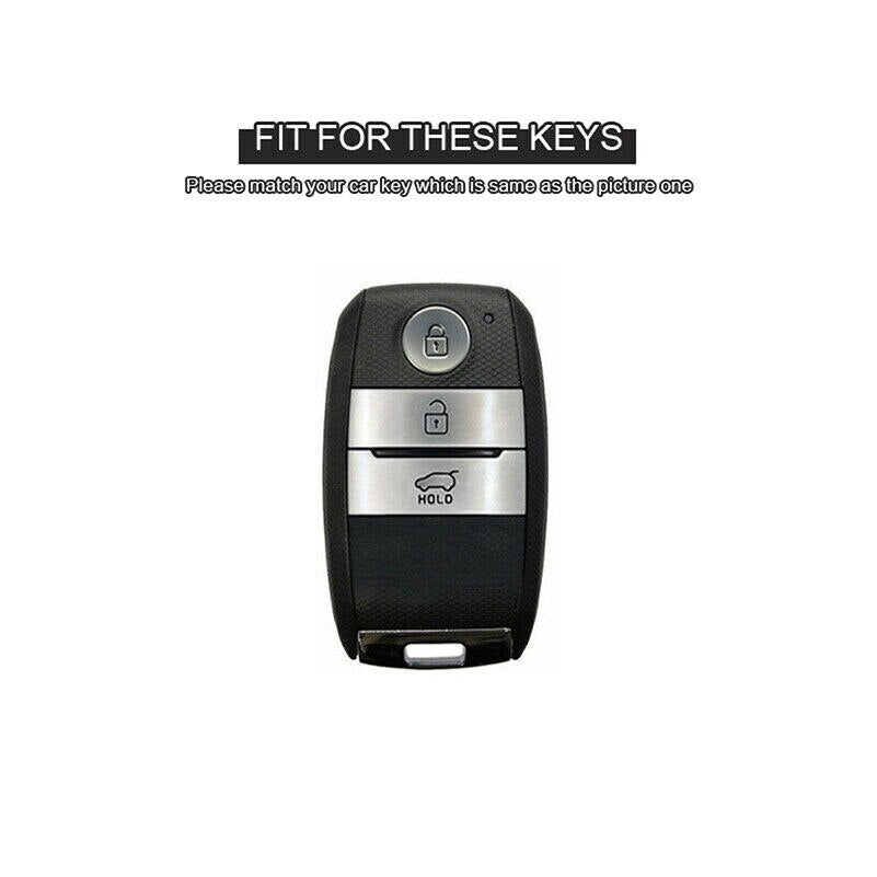 Carsine Kia Car Key Case Golden Edge